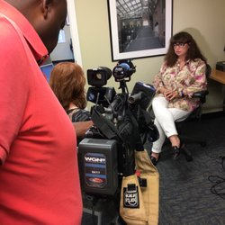 Orly Telisman PR - WGN TV interviewing our client's expert from DC.