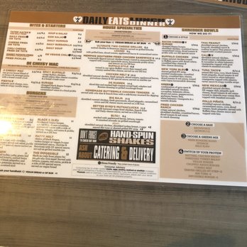 Daily Eats - Menu - New American Near Me - Tampa, Florida Daily Eats - Menu - New American Near Me - Tampa, Florida