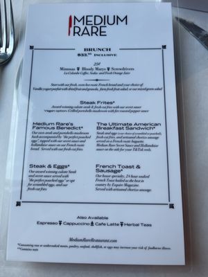 Menu photo 5 Medium Rare Philadelphia, PA Menu photo 5 Medium Rare Philadelphia, PA