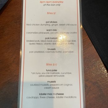 Bagatelle - Happy Hour Menu - Seafood Near Me - Key West, Florida