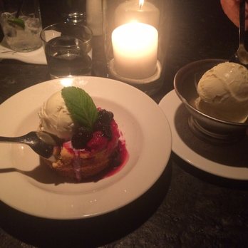 Nick's San Clemente - Butter Cake with a side of extra ice cream and sauce. - American Near Me - San Clemente, California Nick's San Clemente - Butter Cake with a side of extra ice cream and sauce. - American Near Me - San Clemente, California