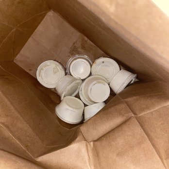 Wingstop - Wayyy mor sauce than we ordered but no wings to eat it with! - Chicken Wings Near Me - Corinth, Texas