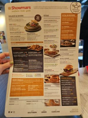 Menu photo 1 Showmars Lexington, SC