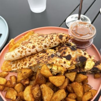 Burnt Crumbs - Breakfast Quesadilla - New American Near Me - Irvine, California