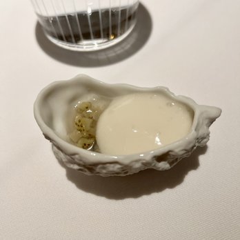 Addison - Kumamoto Oysters, Champagne, Pickled Green Strawberry - New American Near Me - San Diego, California
