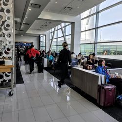 Seating Area at Delta Sky Club SFO