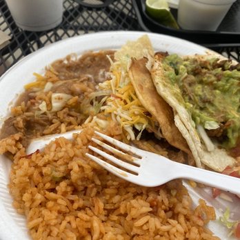 Oscar's Taco Shop - The Nations - #2. Any 2 Pieces Tacos Combo Plate - Tex-Mex Near Me - Nashville, Tennessee