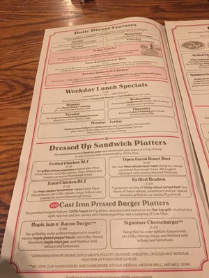 Menu photo 7 Cracker Barrel Old Country Store Mount Laurel, NJ