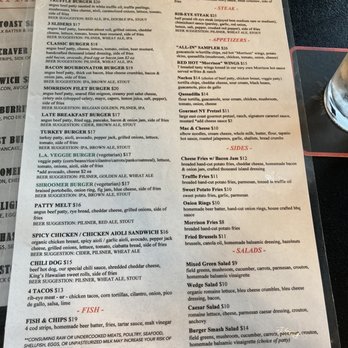 Morrison - Burbank - Menu - Gastropubs Near Me - Burbank, California Morrison - Burbank - Menu - Gastropubs Near Me - Burbank, California