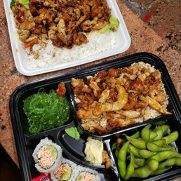 Chicken teroyaki plate and chicken teriyaki bento box Chicken teroyaki plate and chicken teriyaki bento box
