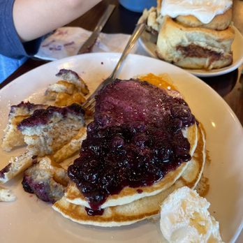 Kihei Caffe Lahaina - Blueberry Pancakes and Cinnamon Roll - Breakfast & Brunch Near Me - Lahaina, Hawaii Kihei Caffe Lahaina - Blueberry Pancakes and Cinnamon Roll - Breakfast & Brunch Near Me - Lahaina, Hawaii