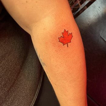Once Upon A Tattoo - Canadian maple leaf - Tattoo Near Me - Victoria, British Columbia Once Upon A Tattoo - Canadian maple leaf - Tattoo Near Me - Victoria, British Columbia
