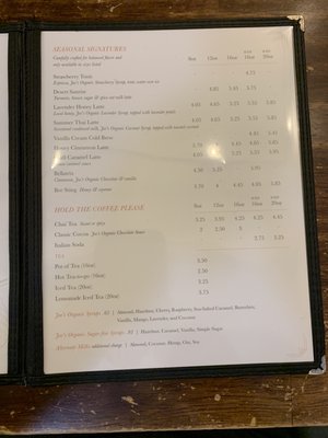 Menu photo 7 Twin Beans Coffee Company Twin Falls, ID
