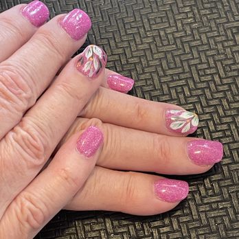 Essence Nails & Day Spa - I love the nail design.  These are SNS nails.   They are the strongest.  They last longer. - Nail Salons Near Me - Cumming, Georgia