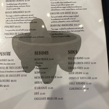 Tacos Y Salsas - Menu 3 - Mexican Near Me - Santa Fe, New Mexico