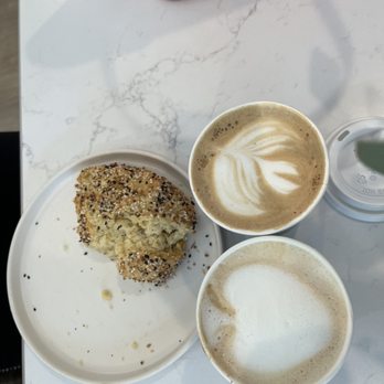 The Crafted Scone - Scone with reg lattes - Bakeries Near Me - Temecula, California