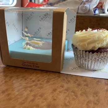 LOLA's Cupcake & Coffee Bar - GF Red Velvet - Coffee & Tea Near Me - London, XGL LOLA's Cupcake & Coffee Bar - GF Red Velvet - Coffee & Tea Near Me - London, XGL