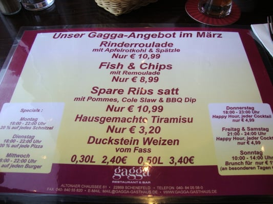 Menu photo 2 Gagga Schenefeld, SH