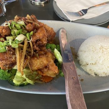 Thai Time - Ginger chicken - Vegan Near Me - Sacramento, California