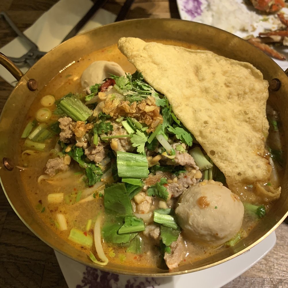 Alom Dee - Tom yum noodle soup pork - Thai Near Me - Ramstein-Miesenbach, RP