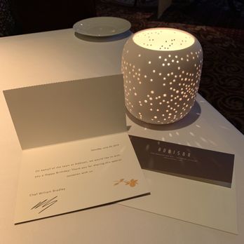 Addison - Birthday card from Chef Bradley! - New American Near Me - San Diego, California