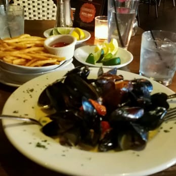 Cafe Monte - All you can eat mussels...good with white wine sauce - French Near Me - Charlotte, North Carolina