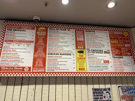 Menu photo 1 Big Daddy's Burger Bar Darlinghurst, NSW