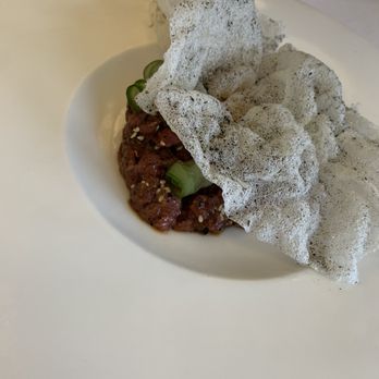 The Dining Room at Kendall College - Lamb tartare - New American Near Me - Chicago, Illinois The Dining Room at Kendall College - Lamb tartare - New American Near Me - Chicago, Illinois
