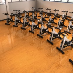 Gold's Gym - All classes are included in membership. Our Spin class is all connected!