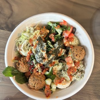 The Hummus Republic - Bowl with falafel - Mediterranean Near Me - North Brunswick Township, New Jersey The Hummus Republic - Bowl with falafel - Mediterranean Near Me - North Brunswick Township, New Jersey