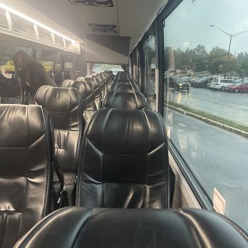 Vamoose Bus - Chairs recline and arm rests adjustable - Public Transportation Near Me - Lorton, Virginia