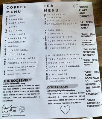 Menu photo 3 Caffè Valencia Brooklyn, NY