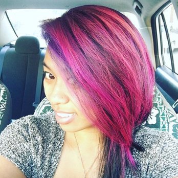 Shear Love - Purple and pink over my natural black - Hair Salons Near Me - San Jose, California Shear Love - Purple and pink over my natural black - Hair Salons Near Me - San Jose, California