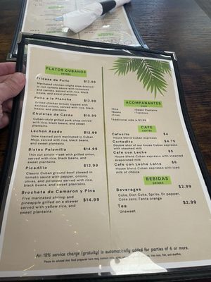 Menu photo 2 Coco Loco Cuban Cafe Boonville, MO
