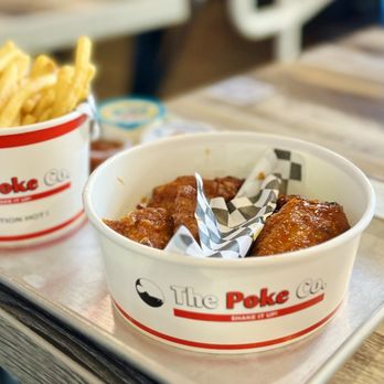 The Poke Co - Mango habanero and dragon's breath Wings (10 Pieces) - Bubble Tea Near Me - Los Angeles, California