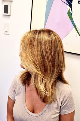 Nikki ferrara hair color by null