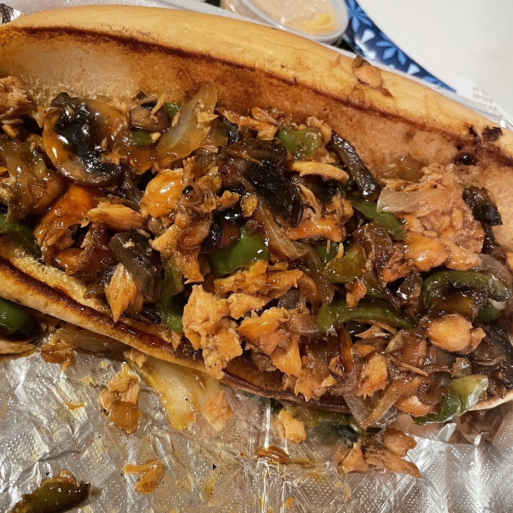 Fed’s Bubble - Teriyaki Salmon Philly - Burgers Near Me - Grayson, Georgia