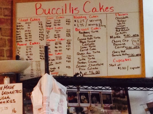 Menu photo 4 Buccilli's Pizza & Cakes Almont, MI Menu photo 4 Buccilli's Pizza & Cakes Almont, MI