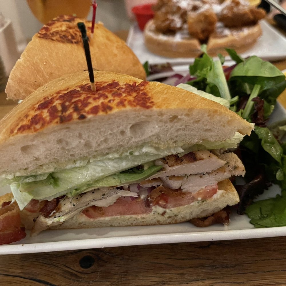 Tosti Cafe & Kitchen - Grilled chicken sandwich with bacon + Avocado - Coffee & Tea Near Me - Hoboken, New Jersey Tosti Cafe & Kitchen - Grilled chicken sandwich with bacon + Avocado - Coffee & Tea Near Me - Hoboken, New Jersey