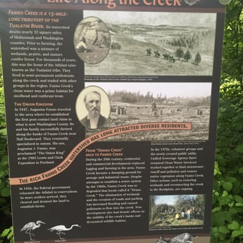 Fanno Creek Trail - History lesson - Hiking Near Me - Portland, Oregon