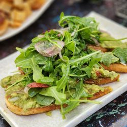Sunset Rooftop - Avocado toast, that only thing I actually liked