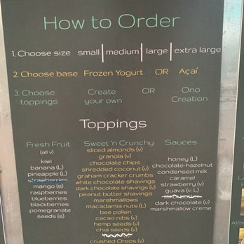 Ono Yo - Menu - Ice Cream & Frozen Yogurt Near Me - Kahuku, Hawaii Ono Yo - Menu - Ice Cream & Frozen Yogurt Near Me - Kahuku, Hawaii