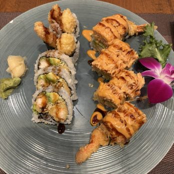 Oishi Sushi - Shrimp Tempura Roll and Angry dragon roll - Japanese Near Me - Hackensack, New Jersey Oishi Sushi - Shrimp Tempura Roll and Angry dragon roll - Japanese Near Me - Hackensack, New Jersey