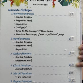 Ohana Nails & Spa - Service menu - Nail Salons Near Me - El Cajon, California
