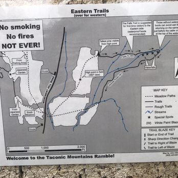 Taconic Mountains Ramble - Map of Eastern more difficult trails. - Hiking Near Me - Castleton, Vermont Taconic Mountains Ramble - Map of Eastern more difficult trails. - Hiking Near Me - Castleton, Vermont