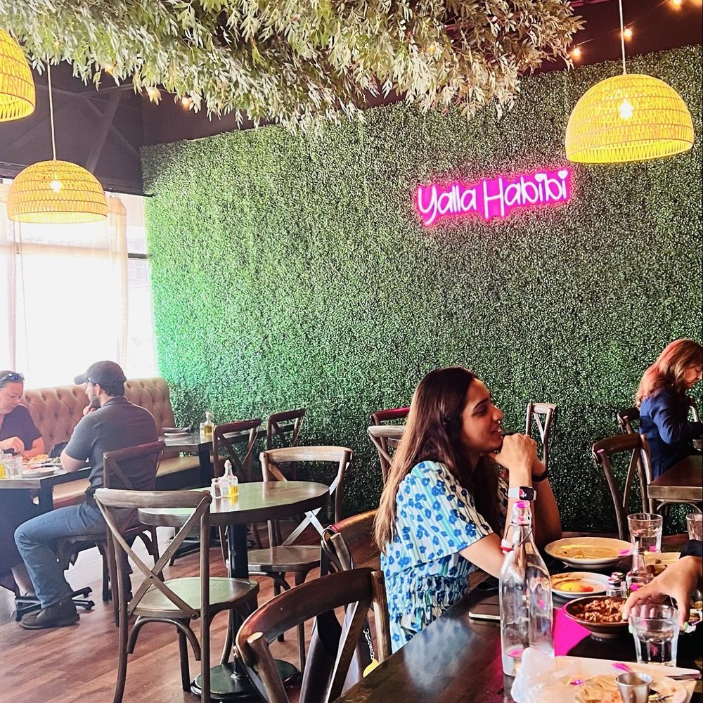 Open Sesame - Simple and unfussy with faux greenery accents... - Lebanese Near Me - Dallas, Texas Open Sesame - Simple and unfussy with faux greenery accents... - Lebanese Near Me - Dallas, Texas