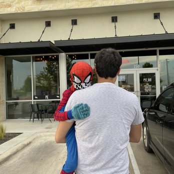 Pie Bar - Entrance... SpiderMan approved establishment - Desserts Near Me - Austin, Texas Pie Bar - Entrance... SpiderMan approved establishment - Desserts Near Me - Austin, Texas