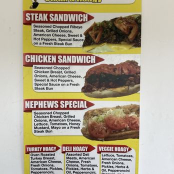 Nephew's Steak & Hoagy - Menu - Cheesesteaks Near Me - Gary, Indiana