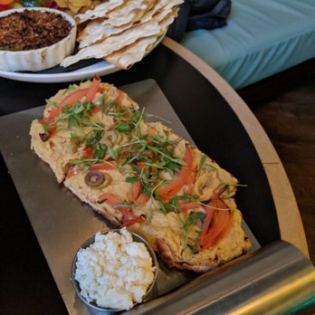 Solarium - Mediterranean Flatbread (with the feta on the side) - Venues & Event Spaces Near Me - Chattanooga, Tennessee