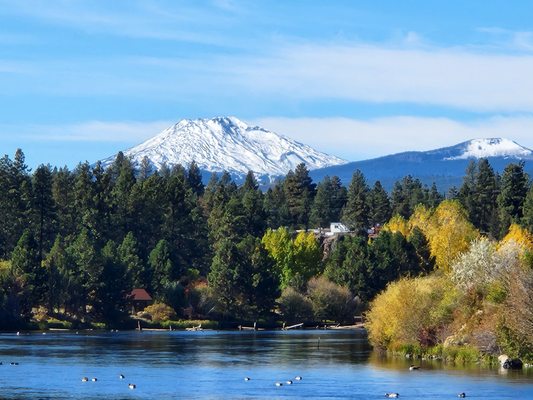 Electric Bike Tour of Bend - Imagine taking in the stunning views of Bend and the Deschutes River with snow-capped mountains in the background – all while pedaling effortlessly on a quality electric bike.

We will hit some incredibly scenic spots while staying on multi-use paths so cars will not be present.  We will learn a bit about the town, the river and the Old Mill area while casually exploring on e-bikes and hopefully encounter some river otter and other such wildlife.  This will be an intimate group (limit 6 people) so that we can maximize our time in these incredible surroundings.